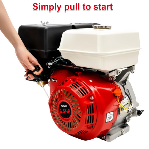 Stroke 5hp 196cc petrol - 4-stroke, 6.5hp